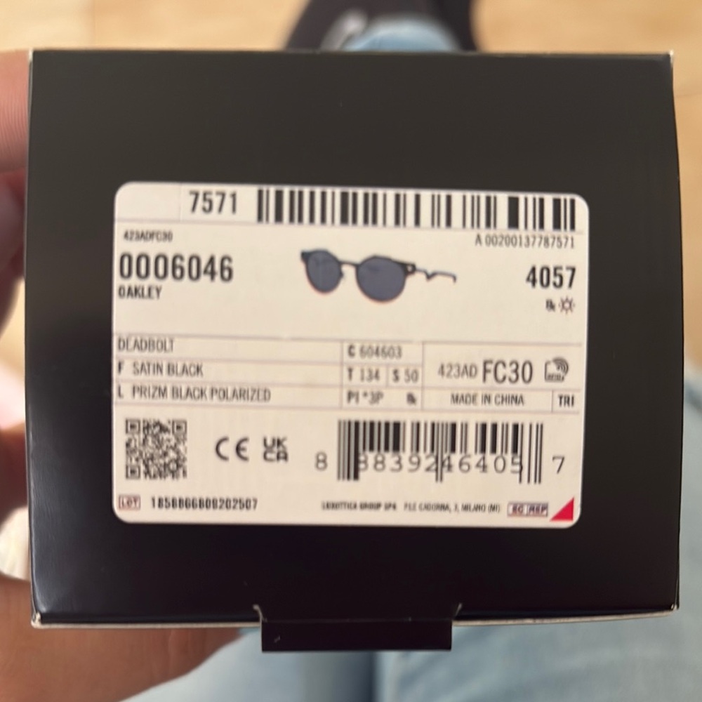 Oakley Prizm Black Polarized Glasses
